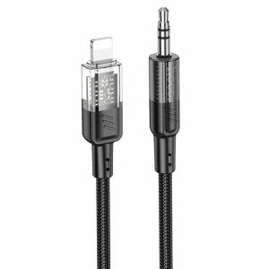 Кабель AUX HOCO UPA27 на Lightning 1м (папа-папа) Кабель AUX HOCO UPA27 на Lightning 1м (папа-папа)