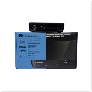 ТВ-приставка цифровая Интерактив Т90 (Wi-Fi) DVB-T и DVB-T2 ( с внешним блоком питания) ТВ-приставка цифровая Интерактив Т90 (Wi-Fi) DVB-T и DVB-T2 ( с внешним блоком питания)