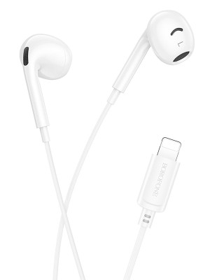 Проводная гарнитура BOROFONE BM96 LIGHTNING тех. пак Проводная гарнитура BOROFONE BM96 LIGHTNING тех. пак