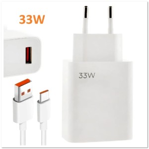 СЗУ Mi с USB-портом + кабель TYPE C 33W PREMIUM AAA СЗУ Mi с USB-портом + кабель TYPE C 33W PREMIUM AAA