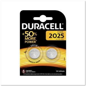 Литиевый элемент питания DURACELL CR2025 BL2 (20шт в кор.) Литиевый элемент питания DURACELL CR2025 BL2 (20шт в кор.)