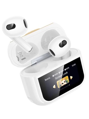Беспроводные наушники HOCO EW87 TWS WHITE (с экраном) BT5.4 Беспроводные наушники HOCO EW87 TWS WHITE (с экраном) BT5.4