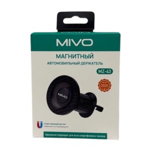 Автодержатель магнитный MIVO MZ43 в дефлектор ЗАКРУЧИВАЮЩИЙСЯ ЗАЖИМ Автодержатель магнитный MIVO MZ43 в дефлектор ЗАКРУЧИВАЮЩИЙСЯ ЗАЖИМ