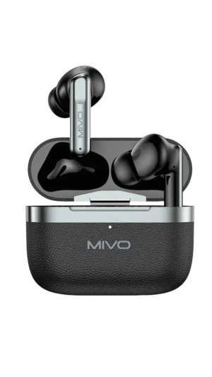 Беспроводные наушники MIVO MT-20 TWS BLACK BT5.4 ANC/ENC (6 микрофонов) Беспроводные наушники MIVO MT-20 TWS BLACK BT5.4 ANC/ENC (6 микрофонов)