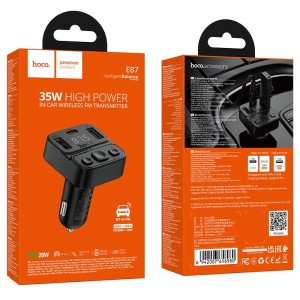 BТ FM-трансмиттер HOCO E87 BТ FM-трансмиттер HOCO E87
