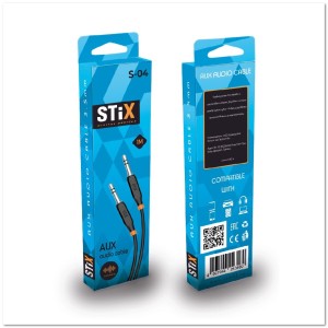 Кабель AUX STiX S-04 PREMIUM силиконовый 1 метр Кабель AUX STiX S-04 PREMIUM силиконовый 1 метр