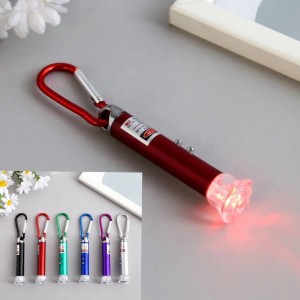 Фонарь-брелок "Цветок" SL-508 1 л.+ лазер, с карабином Фонарь-брелок "Цветок" SL-508 1 л.+ лазер, с карабином