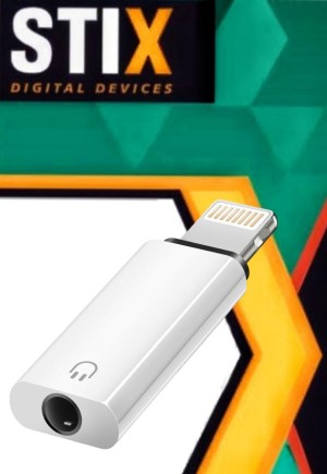 Переходник OTG Lightning - AUX 3.5 STiX SX-017 (однокорпусной) Переходник OTG Lightning - AUX 3.5 STiX SX-017 (однокорпусной)