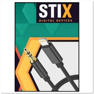 Кабель OTG Lightning - AUX 3.5 STiX X-025 (папа-папа) Кабель OTG Lightning - AUX 3.5 STiX X-025 (папа-папа)